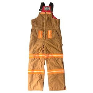 SteelGuard Insulated Work Overalls – Men’s Large, Reflective